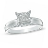 Thumbnail Image 0 of Previously Owned - 1 CT. T.W. Princess-Cut Diamond Engagement Ring in 14K White Gold