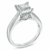 Thumbnail Image 1 of Previously Owned - 1 CT. T.W. Princess-Cut Diamond Engagement Ring in 14K White Gold