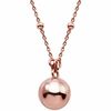 Thumbnail Image 1 of Previously Owned - Persona® Sterling Silver and 18K Rose Gold Plate Pendulum Chain Necklace - 30"