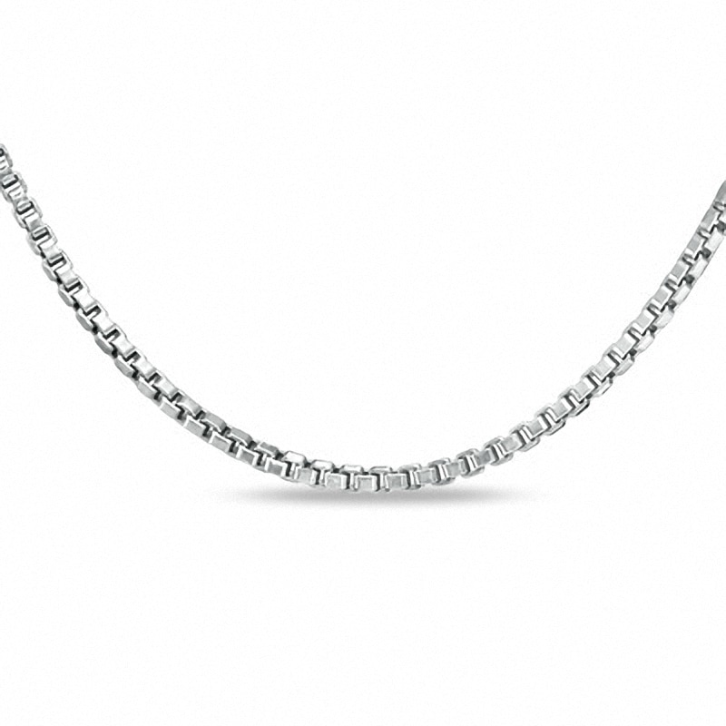 Main Image 1 of Previously Owned - Sterling Silver 1.3mm Box Chain Necklace - 20"
