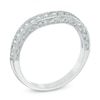 Thumbnail Image 1 of Previously Owned - 1/3 CT. T.W. Diamond Contour Vintage-Style Anniversary Band in 14K White Gold