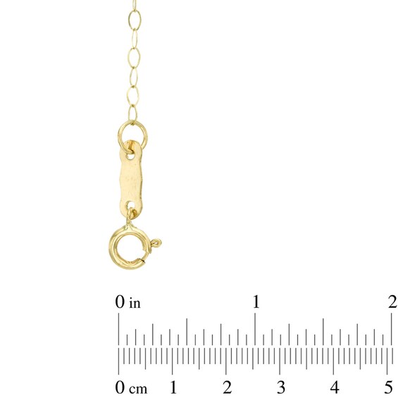 Previously Owned - Curved Marquise Disc Necklace in 10K Gold