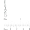 Thumbnail Image 2 of Previously Owned - Men's 3.0mm Figaro Chain Necklace in 14K White Gold - 24"
