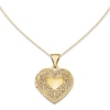 Thumbnail Image 1 of Previously Owned - Heart Scroll Locket in 14K Gold