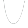 Thumbnail Image 1 of Previously Owned - Ladies' 2.6mm Diamond-Cut Cable Chain Necklace in Sterling Silver - 24"
