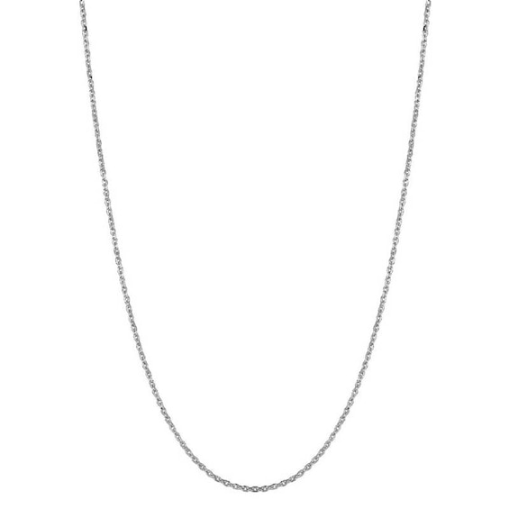 Previously Owned - 1.4mm Cable Chain Necklace in 14K White Gold - 20"