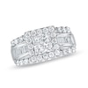 Thumbnail Image 1 of Previously Owned - 1 CT. T.W. Princess-Cut Diamond Frame Engagement Ring in 14K White Gold