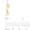 Thumbnail Image 2 of Previously Owned - Ladies' Adjustable 1.0mm Wheat Chain Necklace in 14K Gold - 22"
