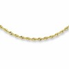 Thumbnail Image 1 of Previously Owned - Ladies' Adjustable 1.0mm Rope Chain Necklace in 10K Gold - 22"