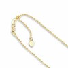 Thumbnail Image 2 of Previously Owned - Ladies' Adjustable 1.0mm Rope Chain Necklace in 10K Gold - 22"