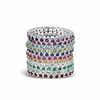 Thumbnail Image 2 of Previously Owned - Stackable Expressions™ Prong-Set Lab-Created Blue Sapphire Eternity Band in Sterling Silver