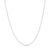 Thumbnail Image 1 of Previously Owned - Ladies' Adjustable 1.0mm Wheat Chain Necklace in 14K White Gold - 22"