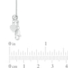Thumbnail Image 2 of Previously Owned - Ladies' Adjustable 1.0mm Wheat Chain Necklace in 14K White Gold - 22"