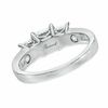 Thumbnail Image 3 of Previously Owned - 1/2 CT. T.W. Princess-Cut Diamond Past Present Future® Ring in 14K White Gold