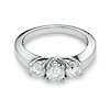 Thumbnail Image 3 of Previously Owned - 1 CT. T.W. Diamond Three Stone Ring in 14K White Gold