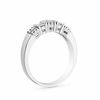 Thumbnail Image 2 of Previously Owned - 1/4 CT. T.W. Diamond Clover Band in 10K White Gold