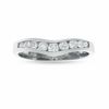 Thumbnail Image 1 of Previously Owned - 3/8 CT. T.W. Diamond Contour Band in 14K White Gold