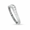 Thumbnail Image 2 of Previously Owned - 3/8 CT. T.W. Diamond Contour Band in 14K White Gold