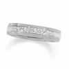 Thumbnail Image 1 of Previously Owned - 1/4 CT. T.W. Channel Set Diamond Wedding Band in 14K White Gold