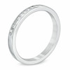 Thumbnail Image 2 of Previously Owned - 1/4 CT. T.W. Princess-Cut Diamond Wedding Band in 14K White Gold