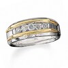 Thumbnail Image 1 of Previously Owned - 1/2 CT. T.W. Diamond Five Stone Band in 10K Two-Tone Gold