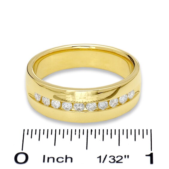 Previously Owned - 1/2 CT. T.w. Diamond Channel Band in 14K Gold