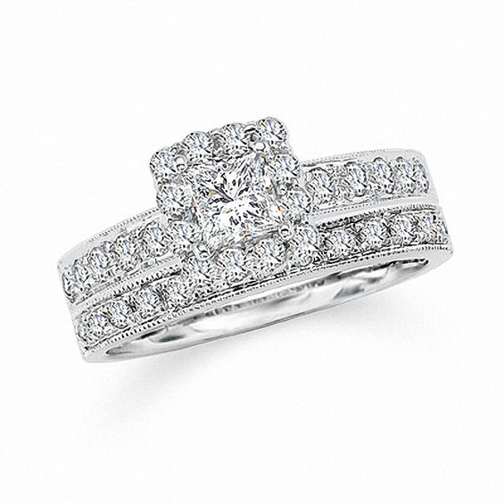 Previously Owned 1-1/4 CT. T.W. Princess Cut Diamond