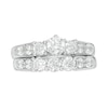 Thumbnail Image 6 of Previously Owned - 2 CT. T.W. Diamond Three Stone Bridal Set in 14K White Gold