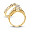 Thumbnail Image 2 of Previously Owned - 1 CT. T.W. Diamond Flower Bridal Set in 10K Gold
