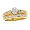 Thumbnail Image 0 of Previously Owned - 1/2 CT. T.W. Composite Diamond Bridal Set in 14K Gold