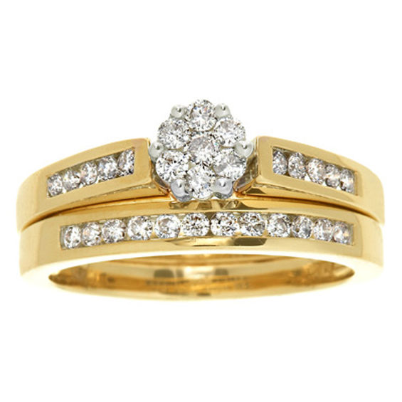 Previously Owned 1 2 CT T W Composite Diamond Bridal  