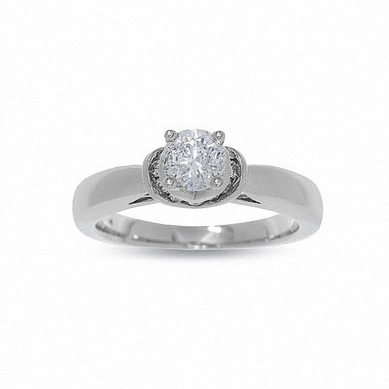 Main Image 1 of Previously Owned - 3/4 CT. T.W. Diamond Solitaire Engagement Ring in 14K White Gold