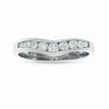 Thumbnail Image 1 of Previously Owned - 3/8 CT. T.W. Diamond Contour Band in 14K White Gold