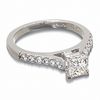 Thumbnail Image 3 of Previously Owned - 1 CT. T.W.  Colorless Princess-Cut Diamond Solitaire Engagement Ring in 18K White Gold