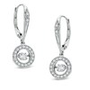 Thumbnail Image 1 of Previously Owned - 1/2 CT. T.W. Diamond Circle Drop Earrings in 10K White Gold