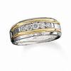 Thumbnail Image 0 of Previously Owned - Men's 1/2 CT. T.W. Diamond Five Stone Band in 10K Two-Tone Gold