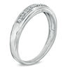 Thumbnail Image 2 of Previously Owned - Diamond Accent Wedding Band in 10K White Gold