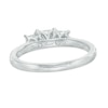 Thumbnail Image 3 of Previously Owned - 1 CT. T.W. Princess-Cut Diamond Past Present Future® Bridal Set in 14K White Gold