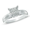 Thumbnail Image 1 of Previously Owned - 1 CT. T.W. Princess-Cut Diamond Engagement Ring in 14K White Gold