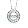 Thumbnail Image 1 of Previously Owned - 1/2 CT. T.W. Diamond Frame Pendant in 14K White Gold