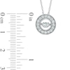 Thumbnail Image 2 of Previously Owned - 1/2 CT. T.W. Diamond Frame Pendant in 14K White Gold