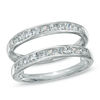 Thumbnail Image 1 of Previously Owned - 1 CT. T.W. Princess-Cut Diamond Solitaire Enhancer in 14K White Gold