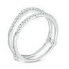 Thumbnail Image 2 of Previously Owned - 1/4 CT. T.W. Diamond Chevron Solitaire Enhancer in 14K White Gold