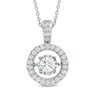 Thumbnail Image 0 of Previously Owned - 1 CT. T.W. Diamond Frame Pendant in 14K White Gold