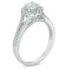 Thumbnail Image 2 of Previously Owned - 1 CT. T.W. Diamond Frame Split Shank Engagement Ring in 14K White Gold
