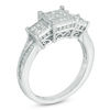 Thumbnail Image 2 of Previously Owned - 1 CT. T.W. Diamond Three Stone Composite Engagement Ring in 10K White Gold