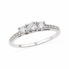 Thumbnail Image 1 of Previously Owned - 1/2 CT. T.W. Diamond Three Stone Ring in 10K White Gold