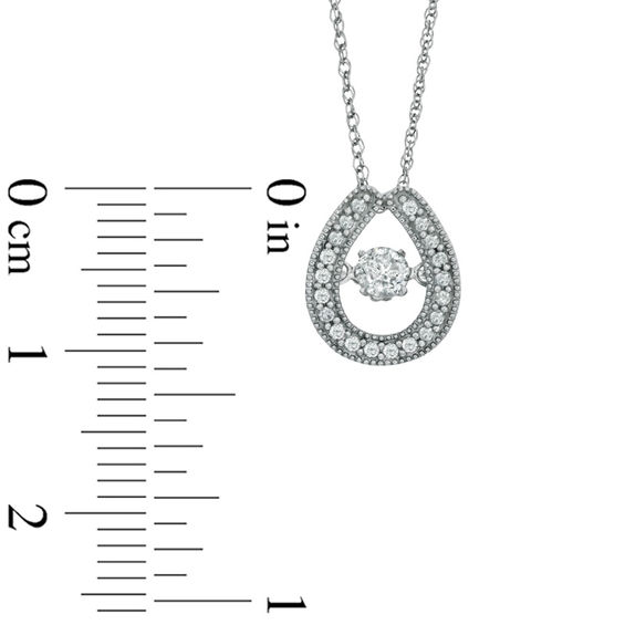 Previously Owned - 1/4 CT. T.w. Diamond Teardrop Pendant in 10K White Gold