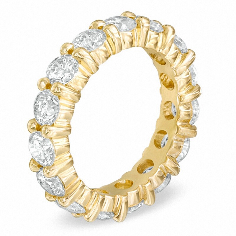 Main Image 2 of Previously Owned - 4 CT. T.W. Diamond Eternity Wedding Band in 14K Gold