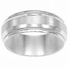 Thumbnail Image 1 of Previously Owned - 8.0mm Comfort Fit Wedding Band in 14K White Gold